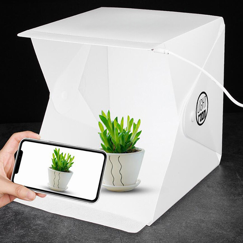 Photography Lighting And Background - Boîte à lumière LED portable pliable