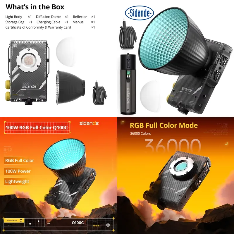 Photography And Lighting - Lampe de remplissage optique portable professionnelle