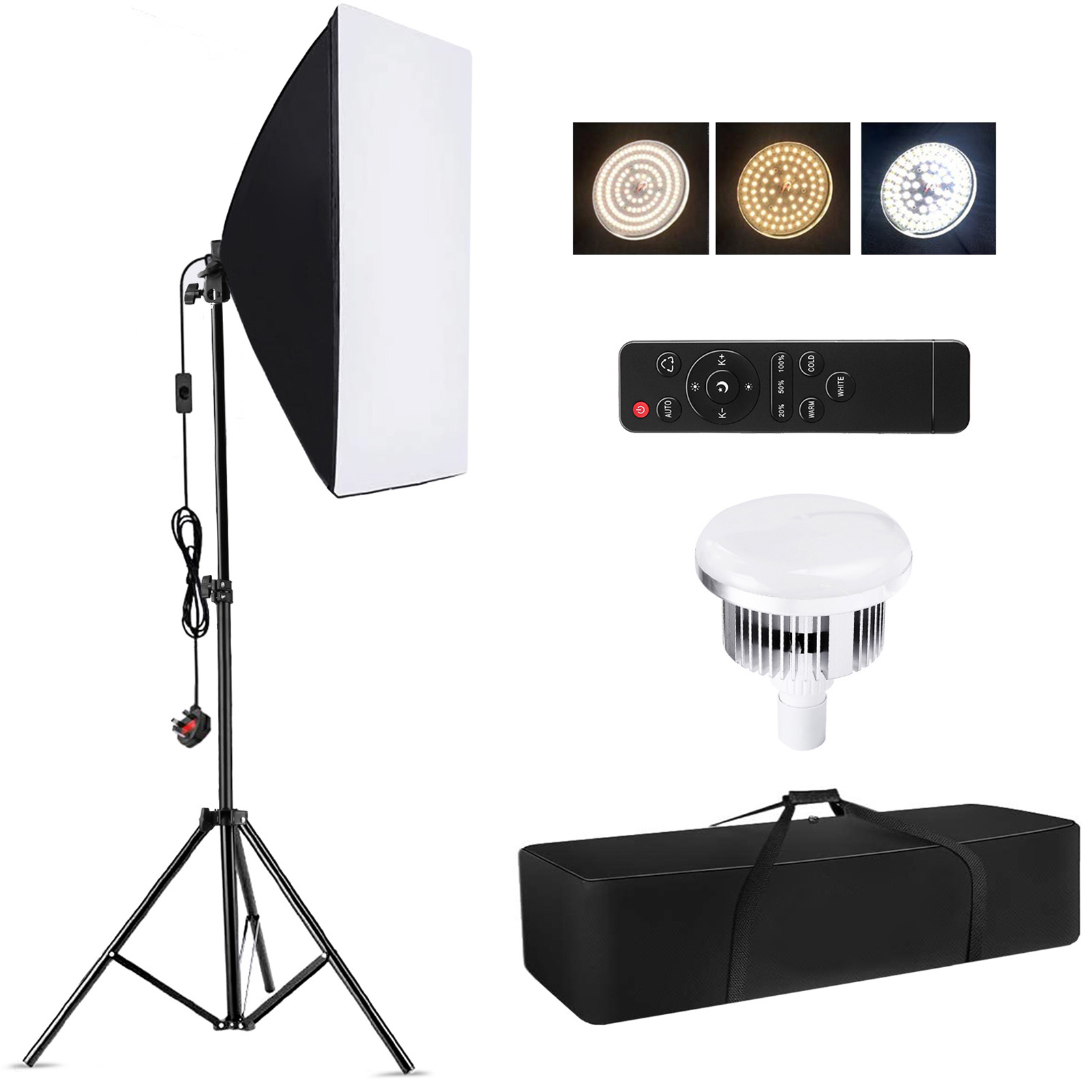 Photography Lighting Kit - Kit d'éclairage photo Camnoon Studio avec