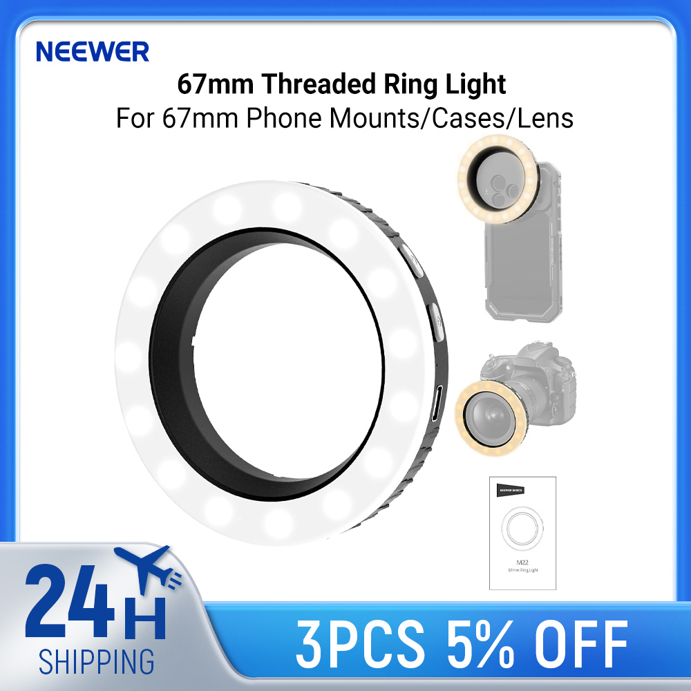 Photography Lighting Case - Anneau lumineux NEEWER Basics 67 mm