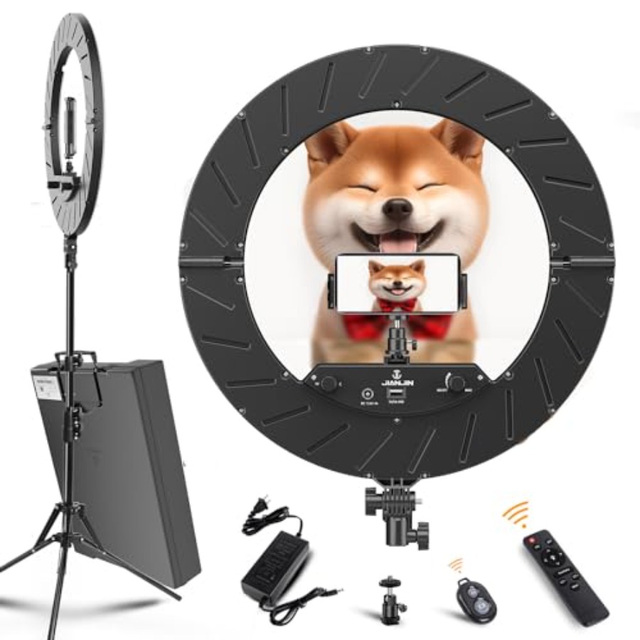 Led Ring Light 18 - Kit d'éclairage annulaire 18 pouces, lumière