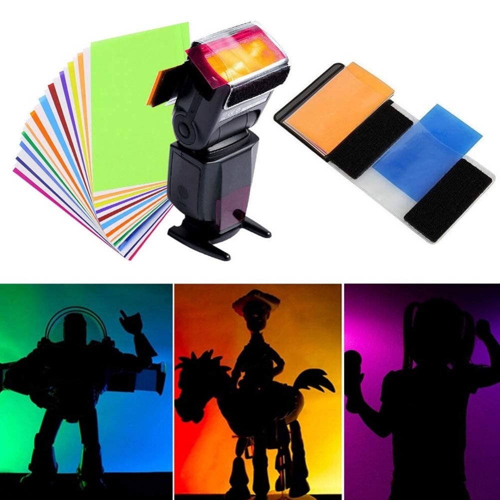 Photography Lighting Kit - Kit de 12 Gels de Flash