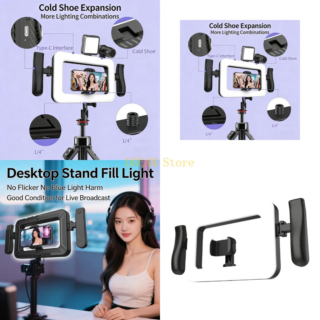 Photography Lighting Color - Lumière portative portative 360, luminosité réglable