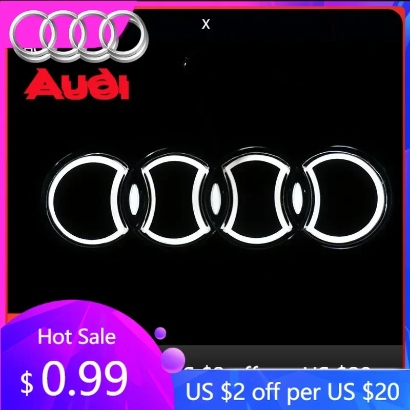 Led Ring Light 18 - Enjoliveurs de roue tendance pour Audi