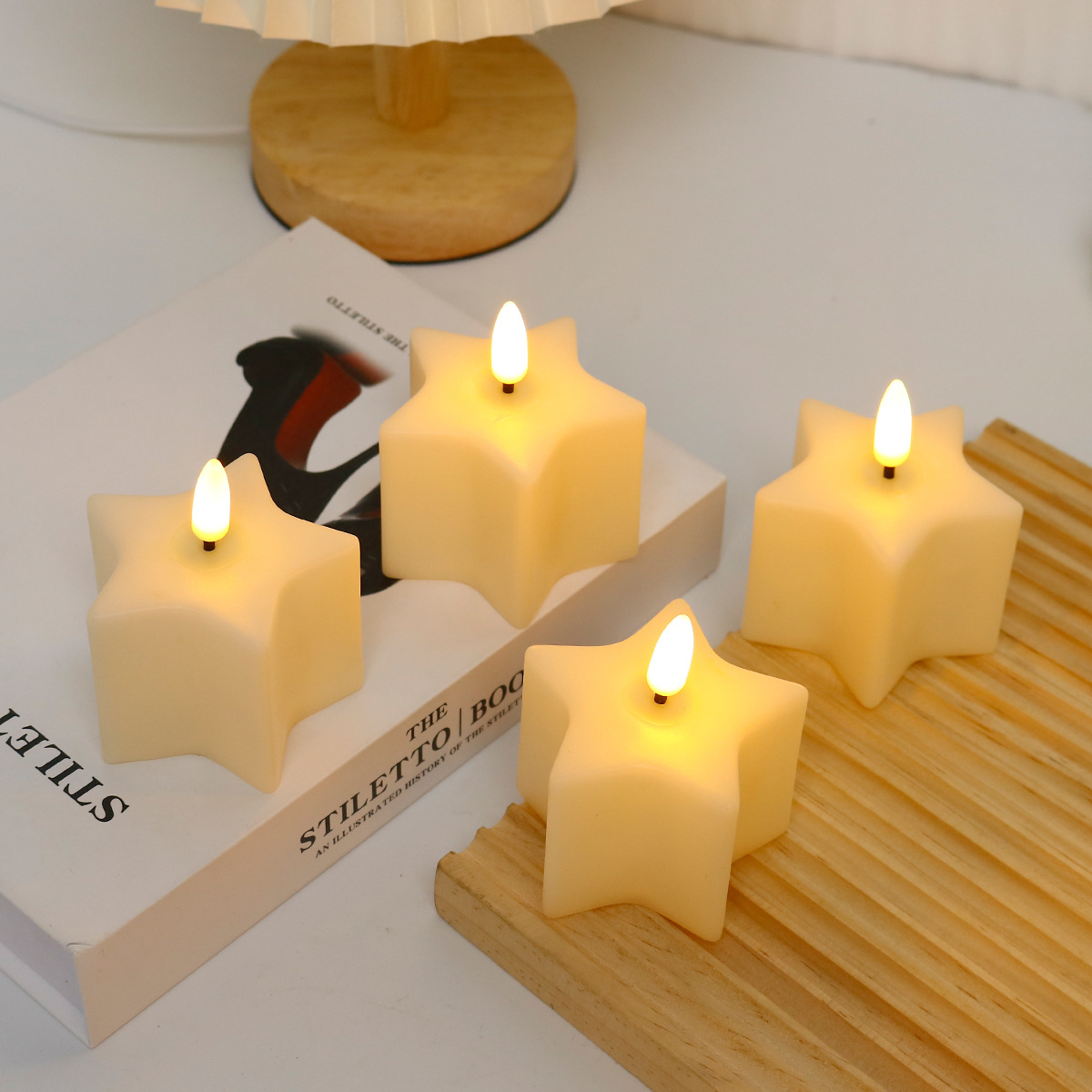 Bougie LED en forme de cube po - Photography And Lighting avis et prix