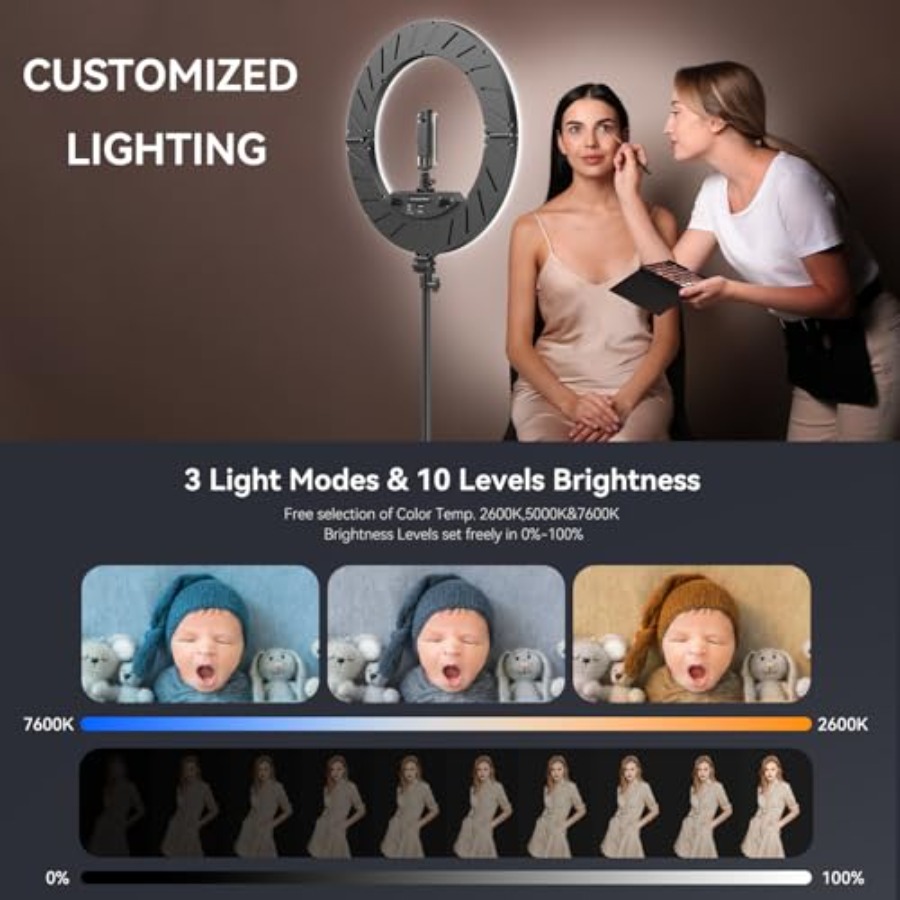 Kit d'éclairage annulaire de 1 - Led Ring Light 18 avis et prix