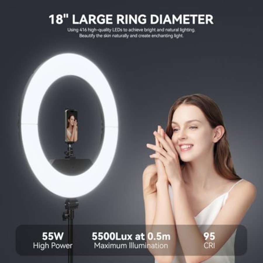 Kit d'éclairage annulaire de 1 - Led Ring Light 18 avis et prix