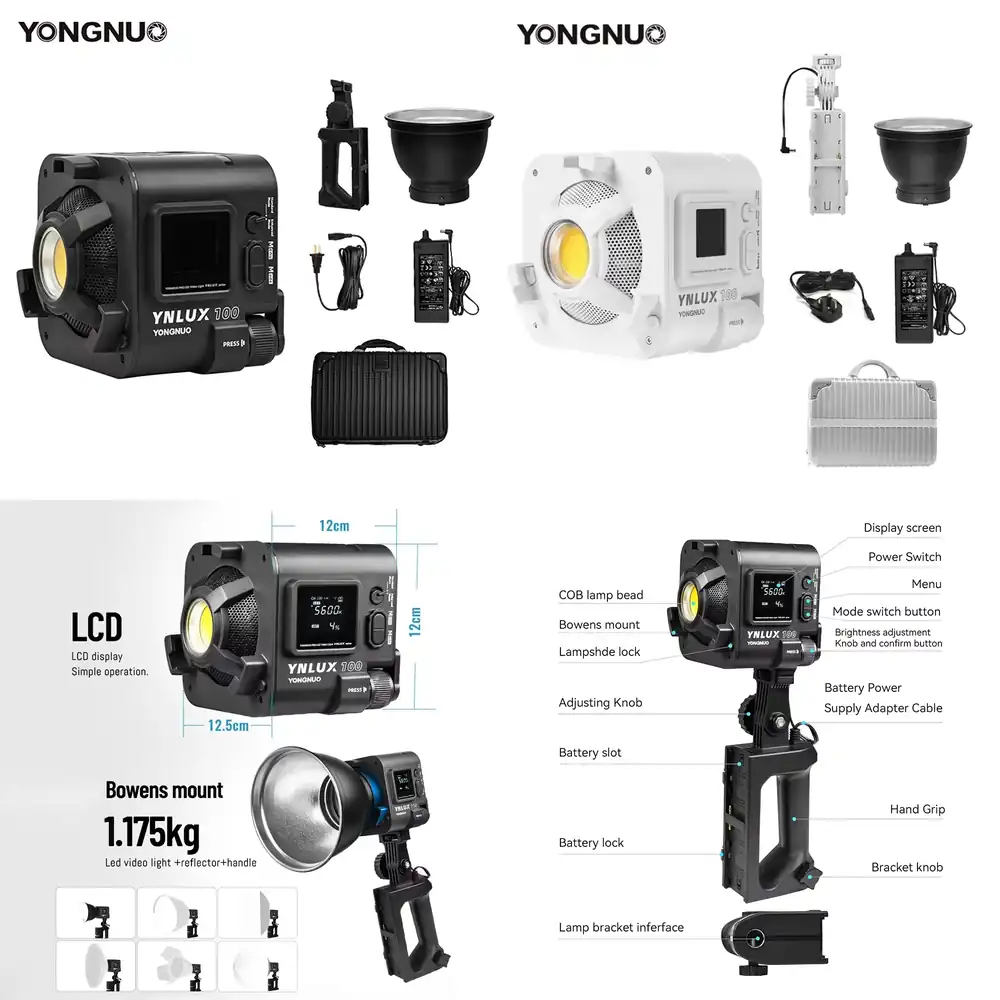 YONGNUO YNLUX100 100W 3200K-56 - Photography And Lighting avis et prix
