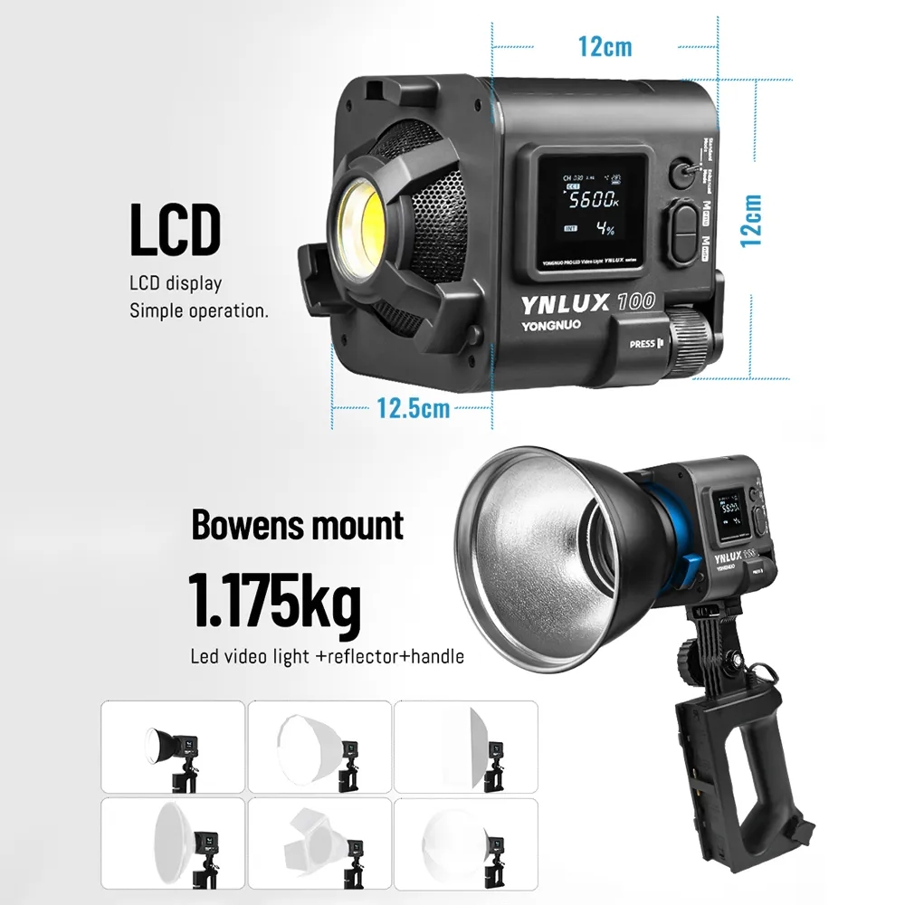 YONGNUO YNLUX100 100W 3200K-56 - Photography And Lighting avis et prix