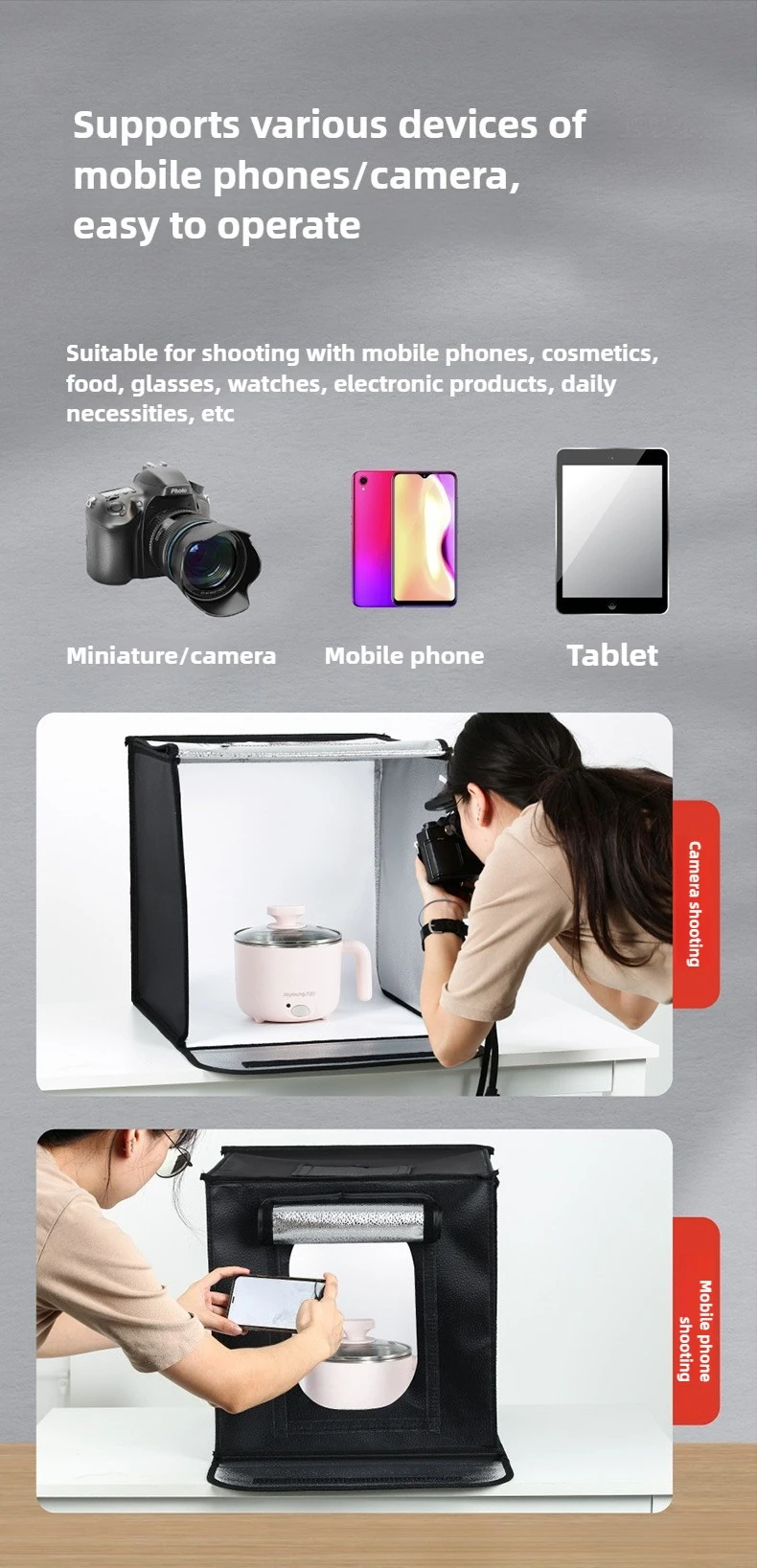 40 cm photographie LED Studio  - Photography Lighting Kit avis et prix