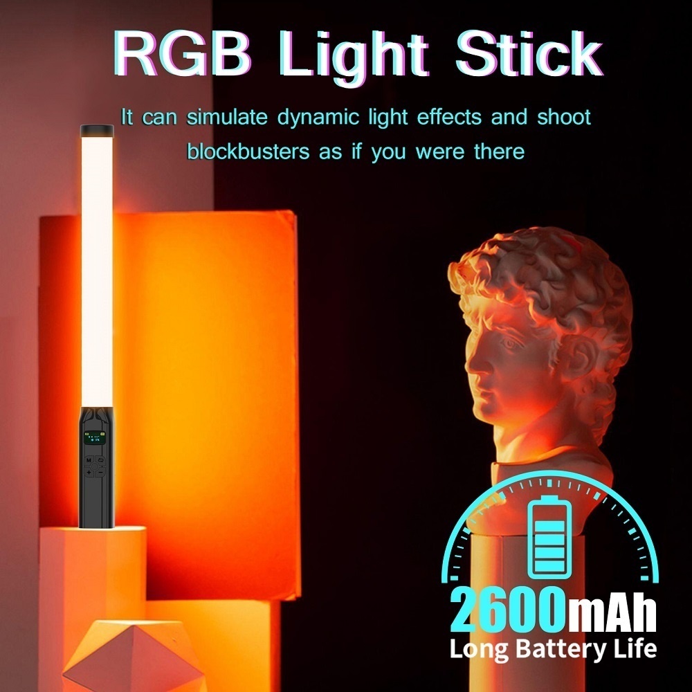 Baguette lumineuse RVB légère  - Photography Lighting Types avis et prix