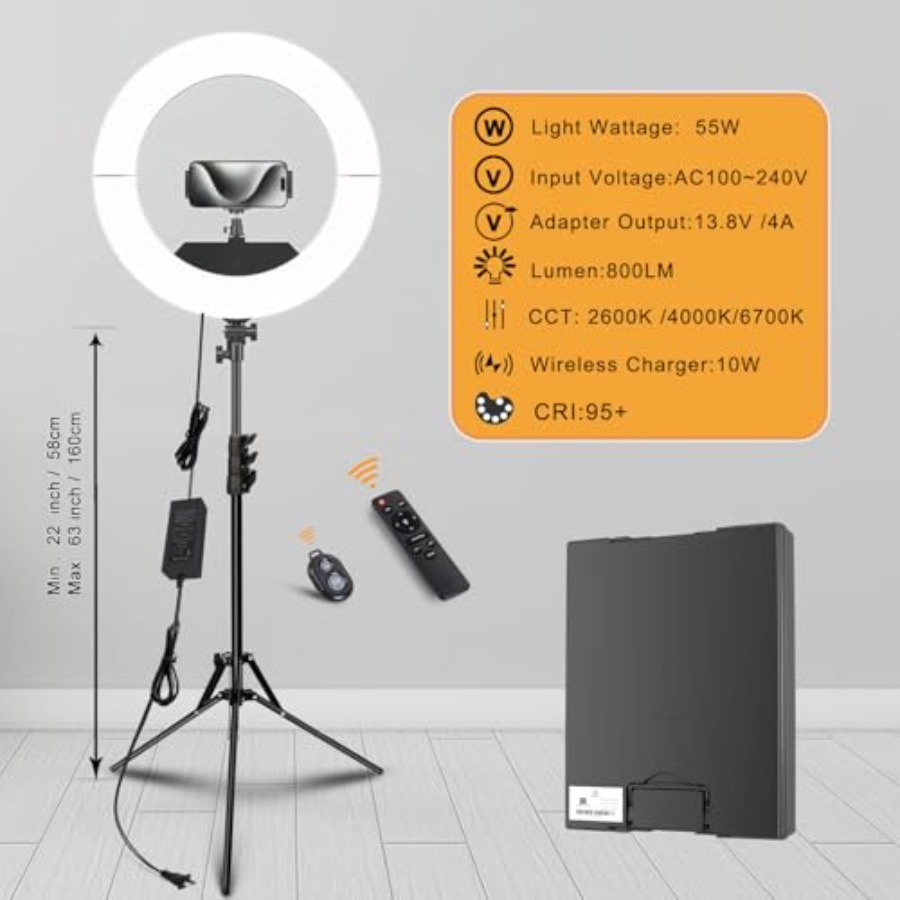 Kit d'éclairage annulaire 18 p - Led Ring Light 18 avis et prix
