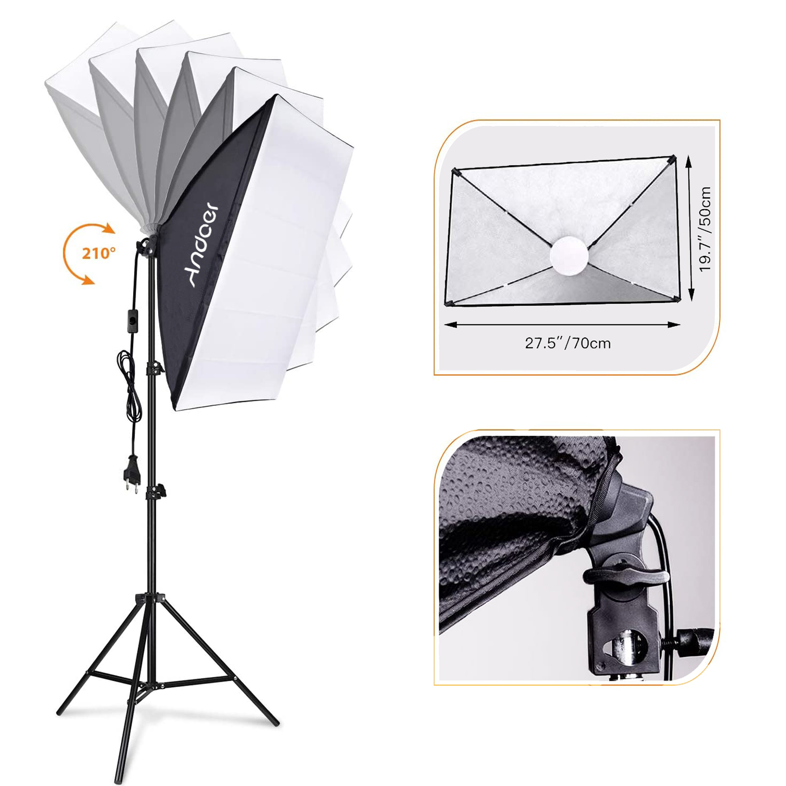 Andoer Studio photographie lum - Photography Lighting Kit avis et prix