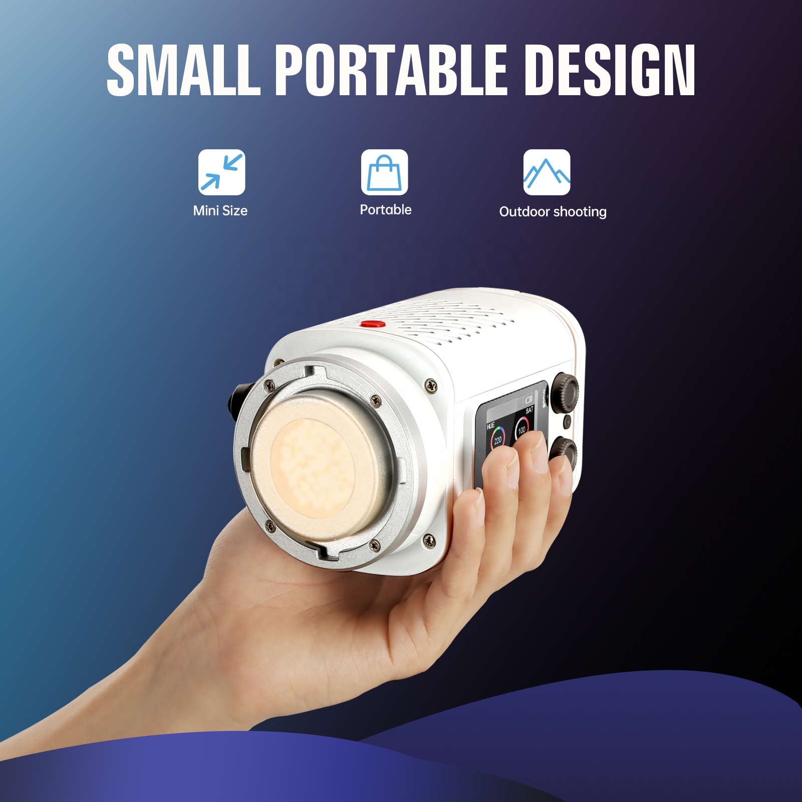 Kit d'éclairage vidéo LED port - Photography Lighting Case avis et prix