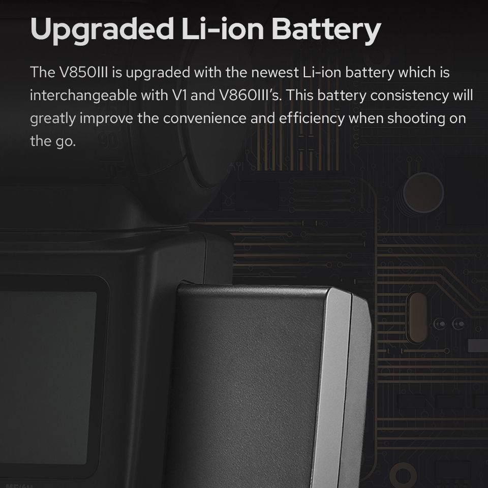 Kit Godox V850III Flash Li-Ion - Photography Lighting Kit Godox avis et prix